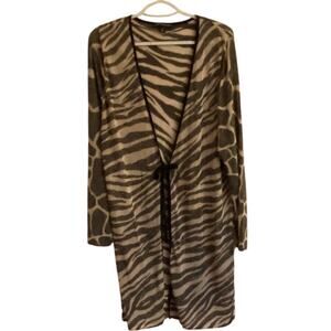 International Concepts Rayon Metallic Blend Duster in sz XL Special Occasion